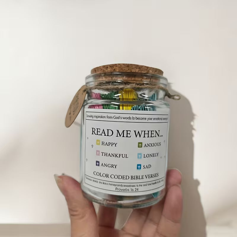 Words of Comfort Scripture Jar