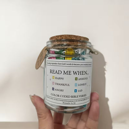 Words of Comfort Scripture Jar